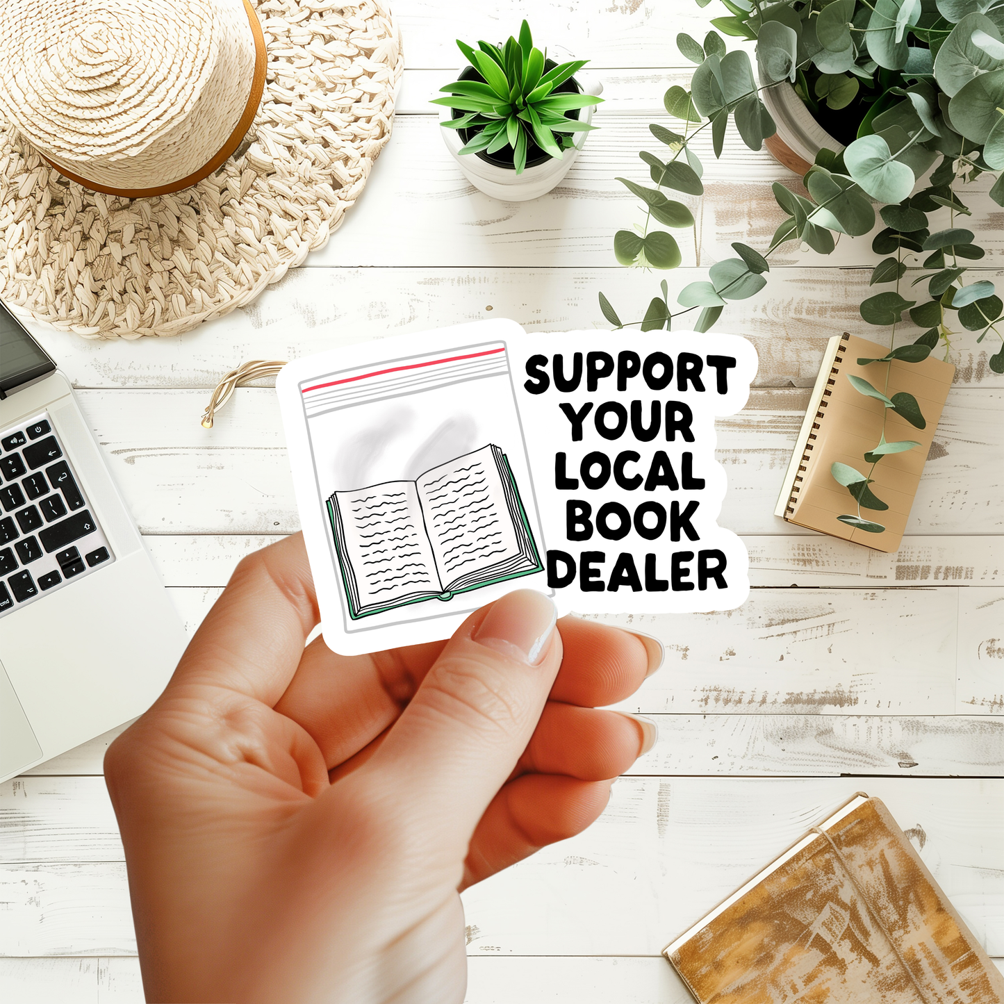Support Your Local Book Dealer Sticker
