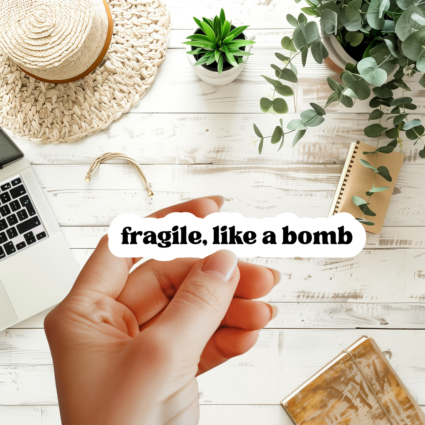 Fragile Like A Bomb Sticker