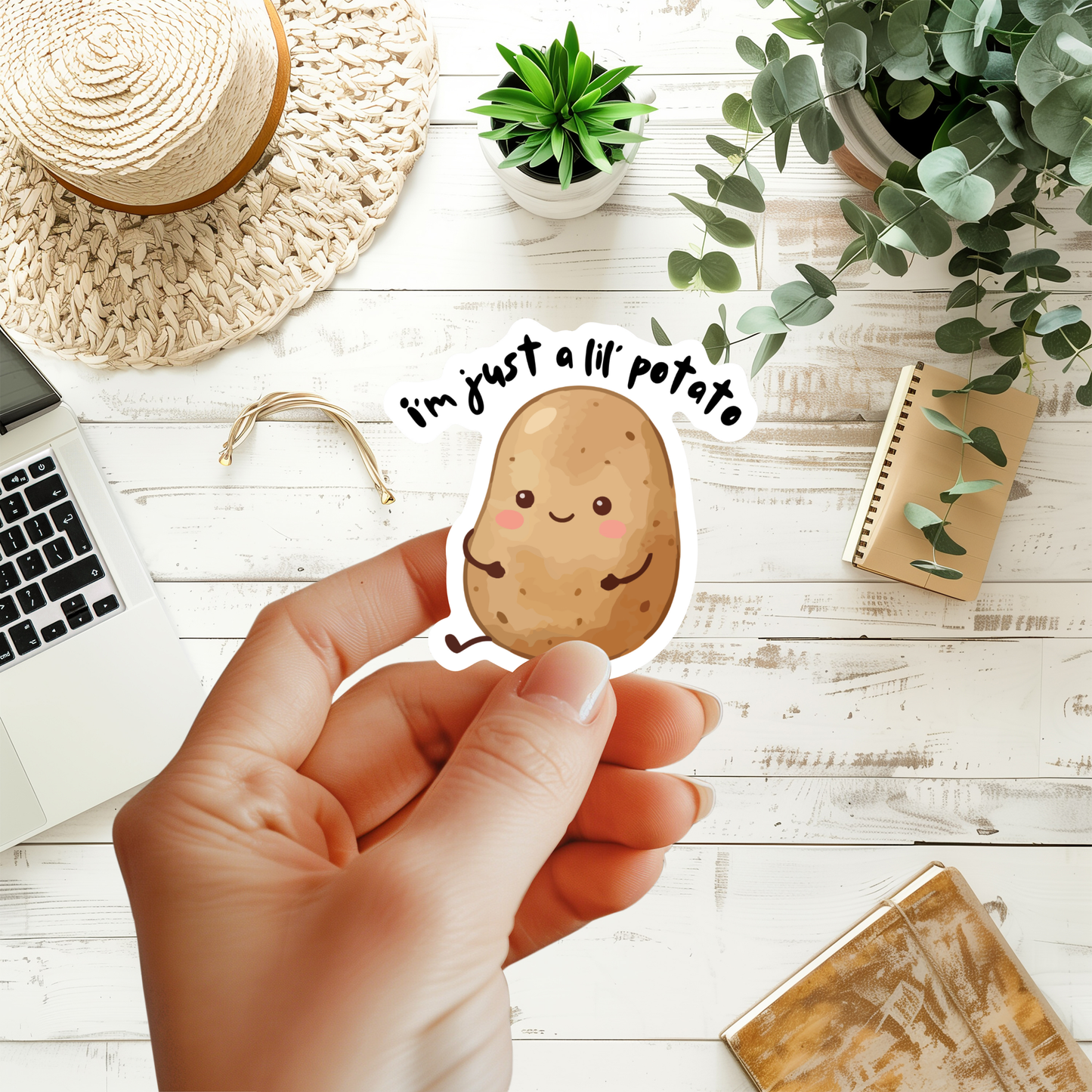 I'm Just A Lil' Potato Sticker
