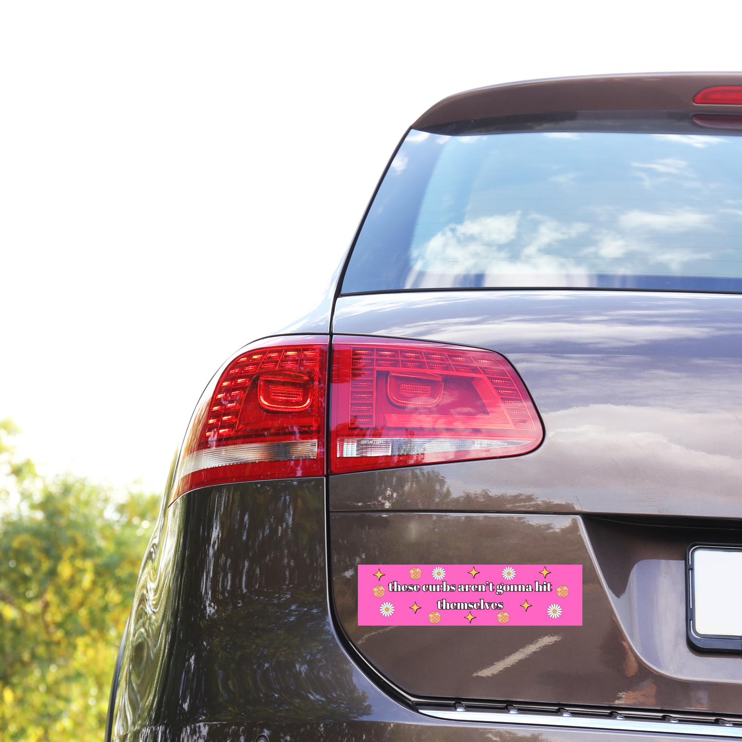 These Curbs Aren't Gonna Hit Themselves Bumper Sticker