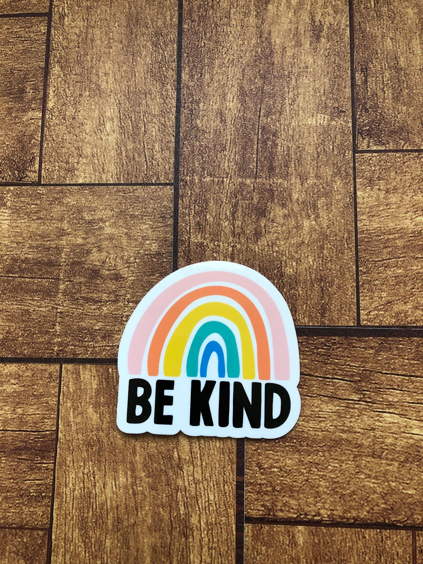 Be Kind Rainbow Sticker, Rainbow, Be Kind Sticker, Kindness Matters, Water Bottle Sticker, E-Reader Sticker, Trendy Sticker