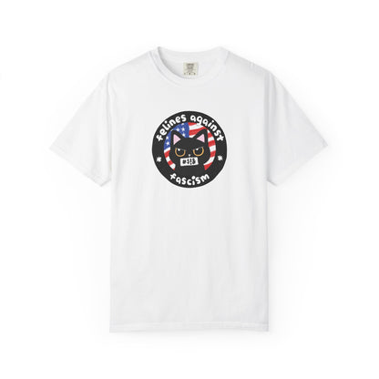 Felines Against Fascism T-Shirt, End Tyranny, Women's Rights, Anti-Racism, Pro-Choice, LGBTQIA+ Rights, Childless Cat Lady, Climate Change
