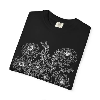 Wildly Growing Florals Comfort Colors T-Shirt