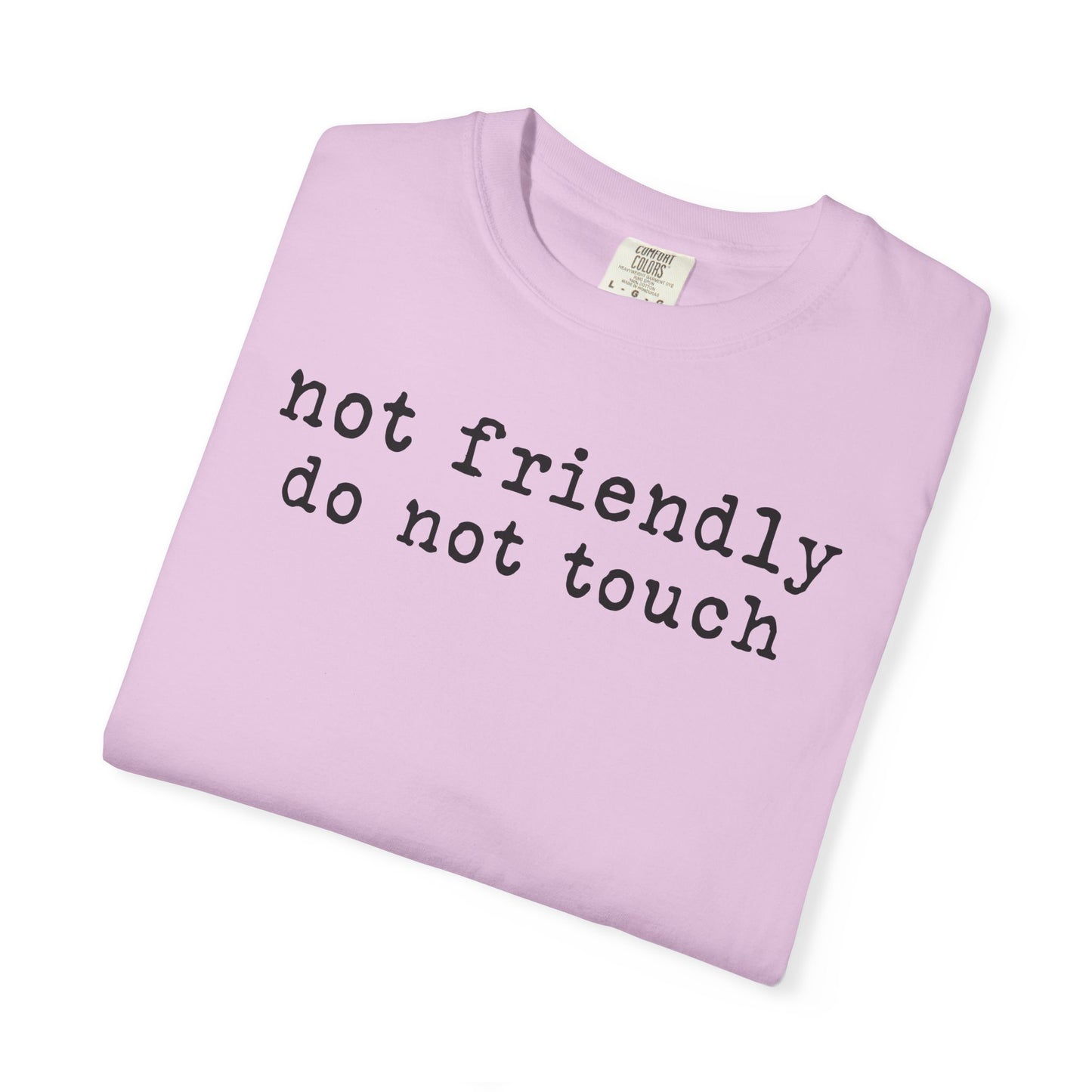 Not Friendly Do Not Touch T-Shirt