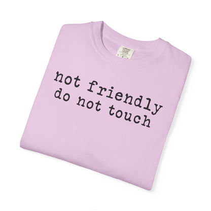 Not Friendly Do Not Touch T-Shirt