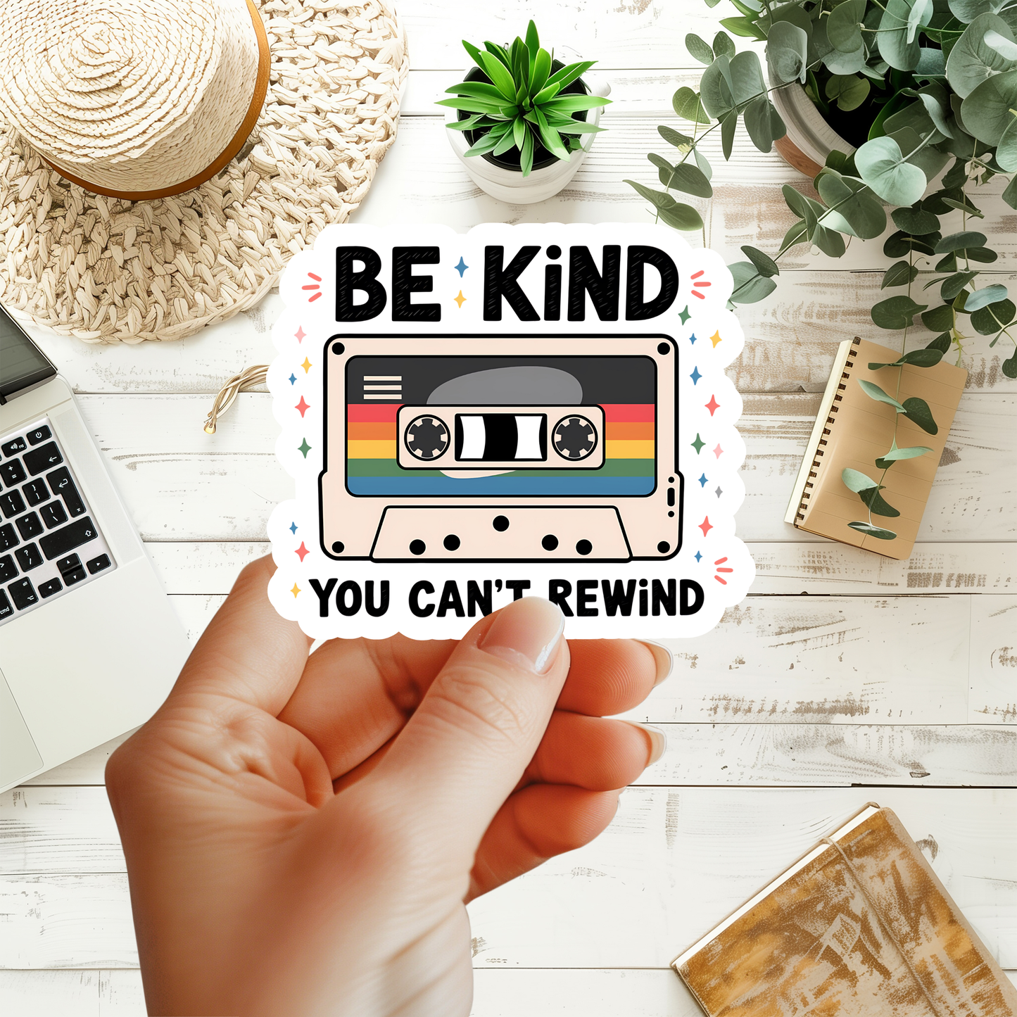 Be Kind You Can't Rewind Sticker