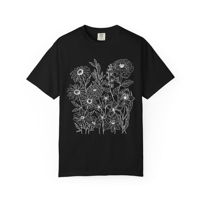 Wildly Growing Florals Comfort Colors T-Shirt
