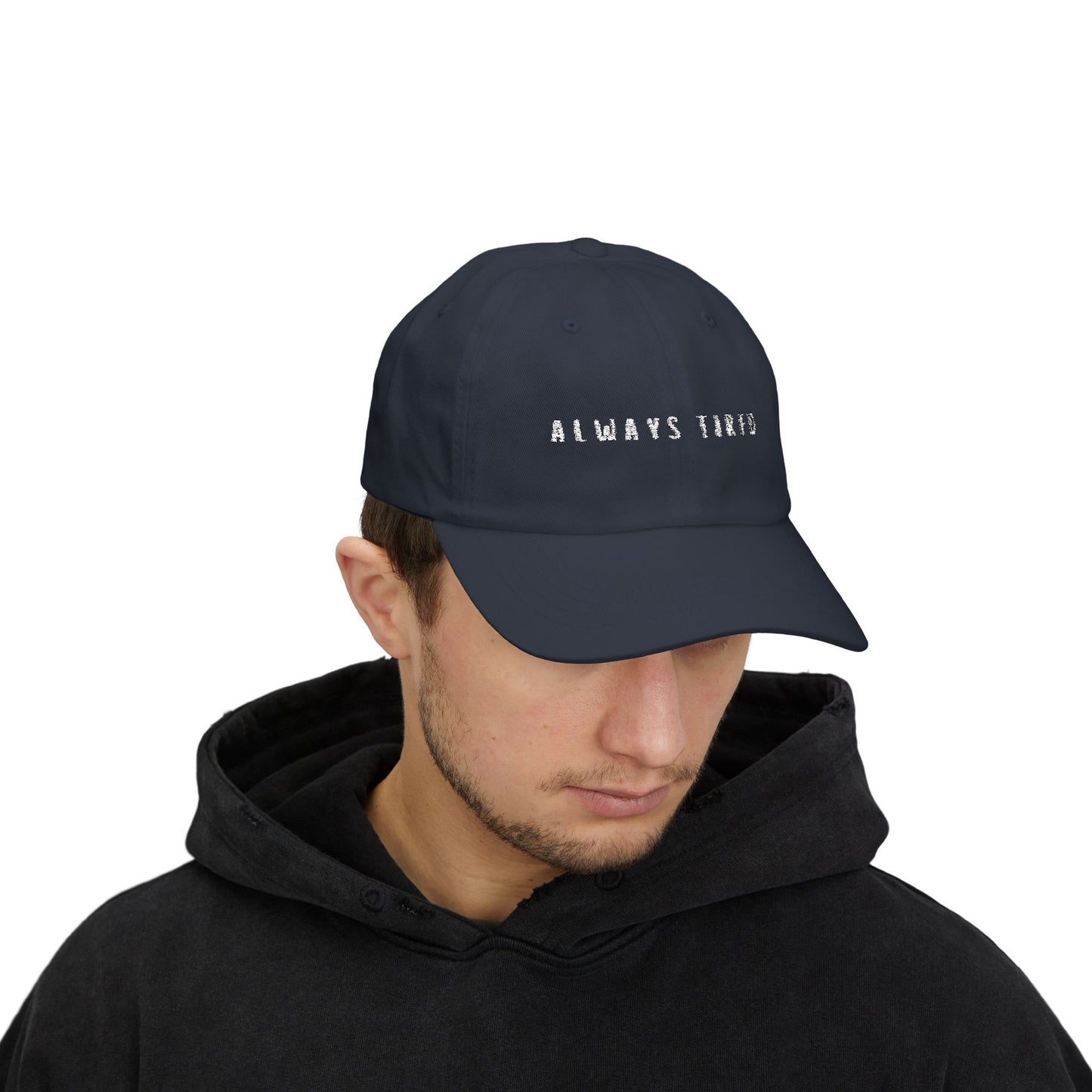 Embroidered Always Tired Dad Cap, Quirky Gift for Adults, Sassy Hat, Millennial Gift Idea, Nap Time, Funny Hat