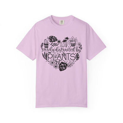 Easily Distracted By Plants Comfort Colors T-Shirt