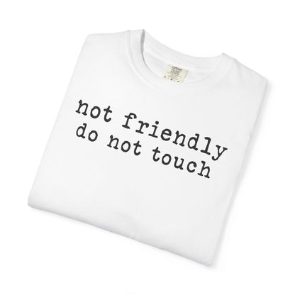 Not Friendly Do Not Touch T-Shirt