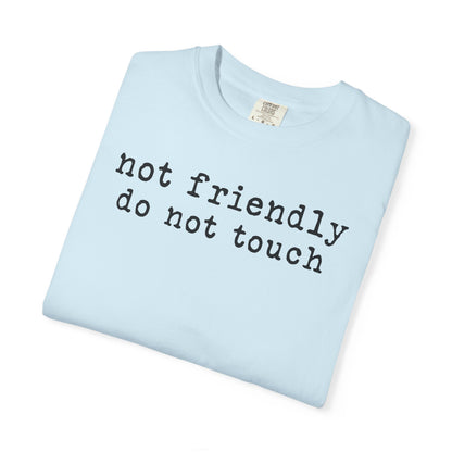 Not Friendly Do Not Touch T-Shirt