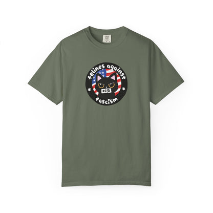 Felines Against Fascism T-Shirt, End Tyranny, Women's Rights, Anti-Racism, Pro-Choice, LGBTQIA+ Rights, Childless Cat Lady, Climate Change