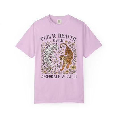 Public Health Over Corporate Wealth T-Shirt