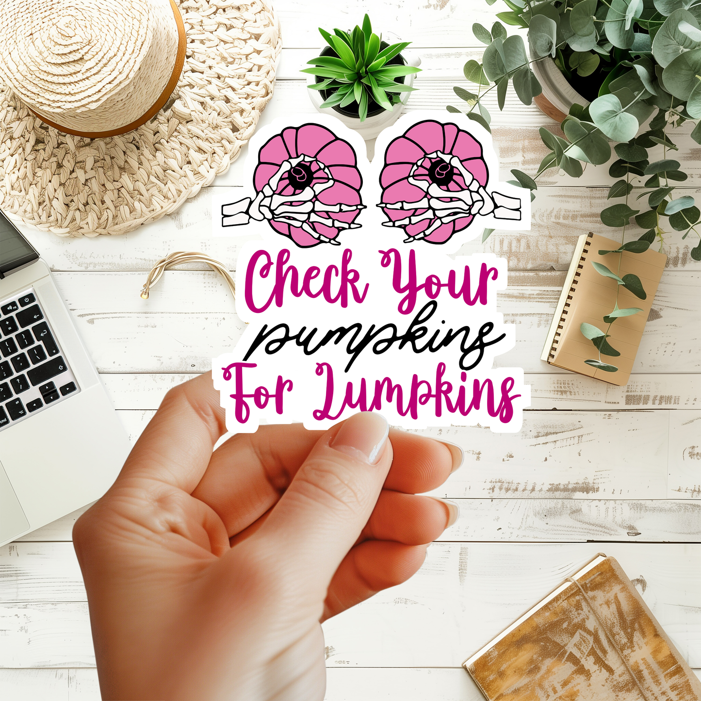 Check Your Pumpkins For Lumpkins Sticker
