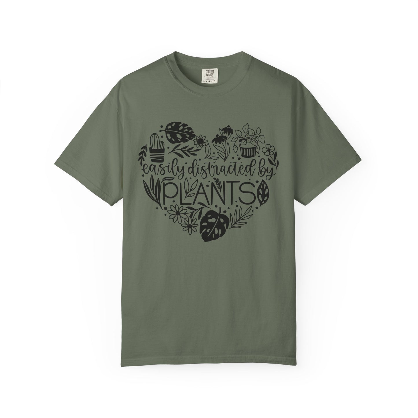 Easily Distracted By Plants Comfort Colors T-Shirt