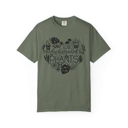 Easily Distracted By Plants Comfort Colors T-Shirt