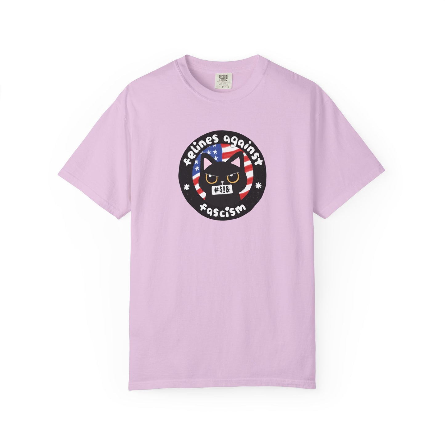 Felines Against Fascism T-Shirt, End Tyranny, Women's Rights, Anti-Racism, Pro-Choice, LGBTQIA+ Rights, Childless Cat Lady, Climate Change