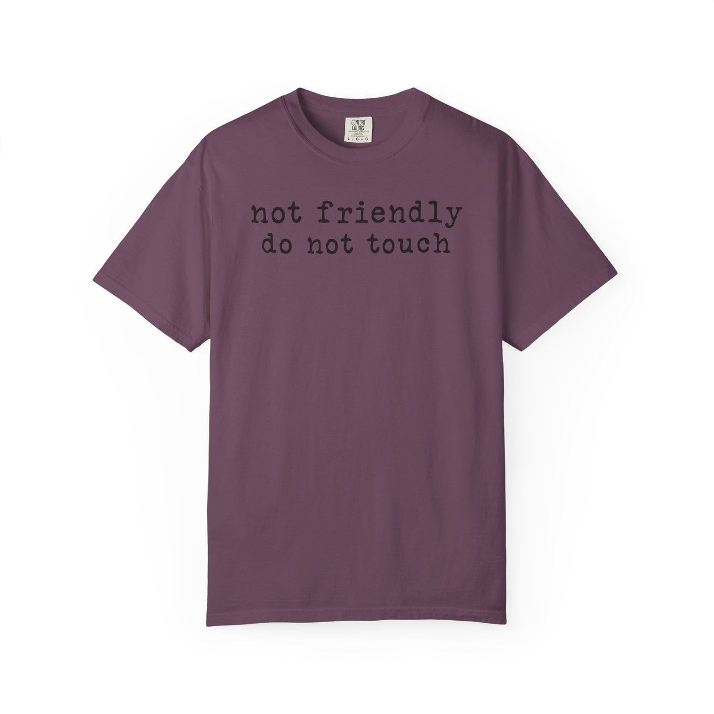 Not Friendly Do Not Touch T-Shirt