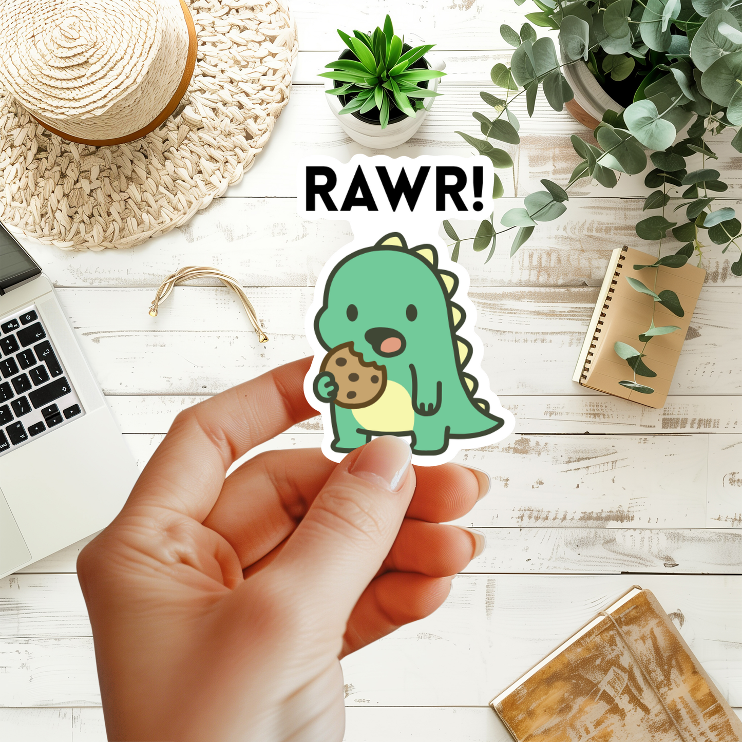 RAWR Dinosaur Sticker