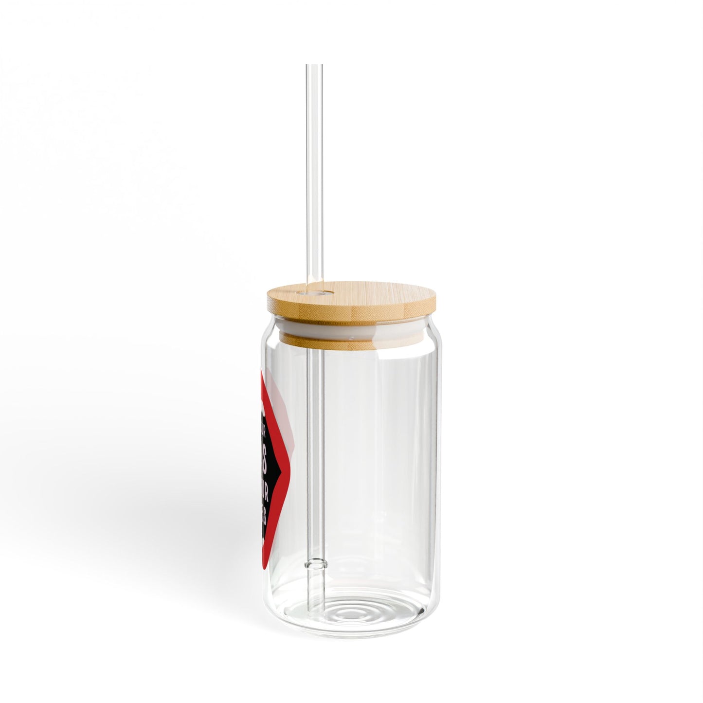 Keep Your Bans Off Our Bodies 16oz Glass Iced Coffee Cup
