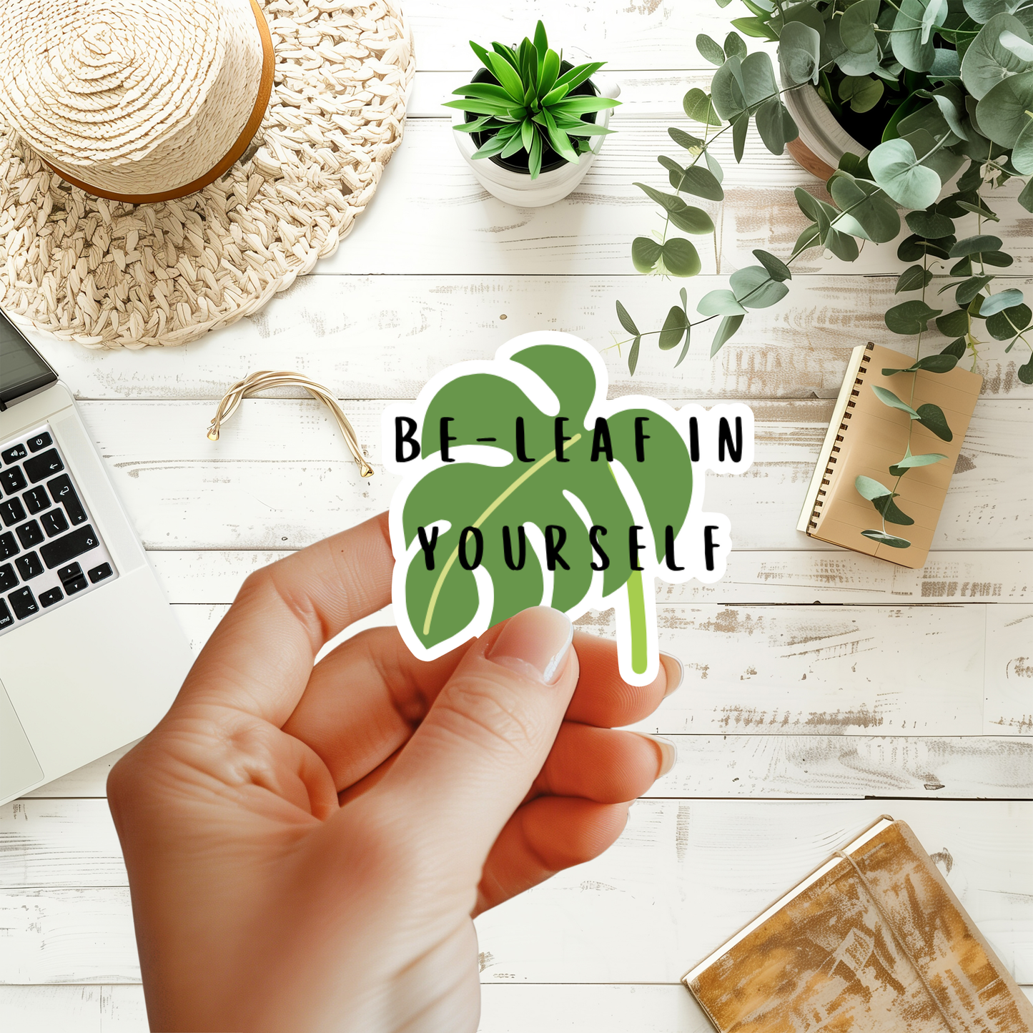 Be Leaf In Yourself Sticker