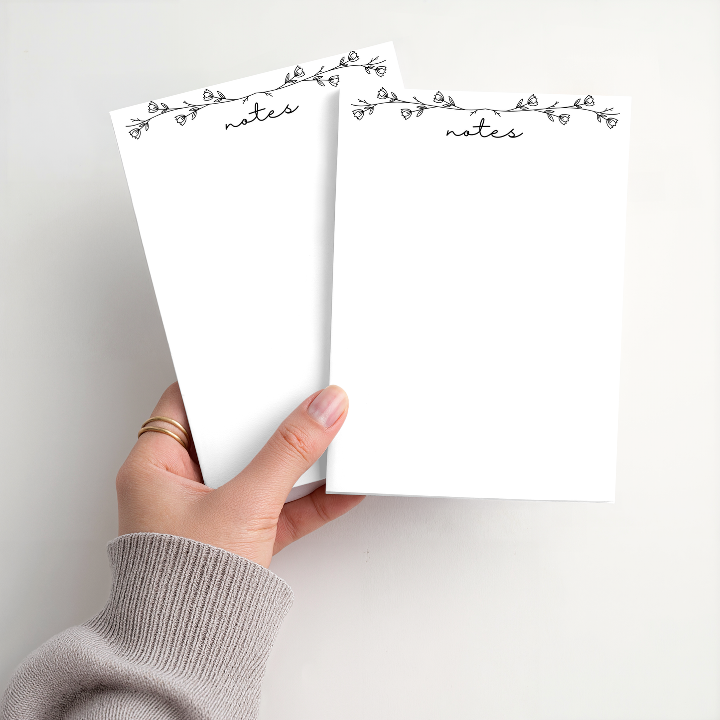 Elegant Floral Notepad
