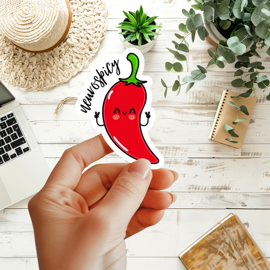 Neurospicy Neurodivergent Pepper Sticker