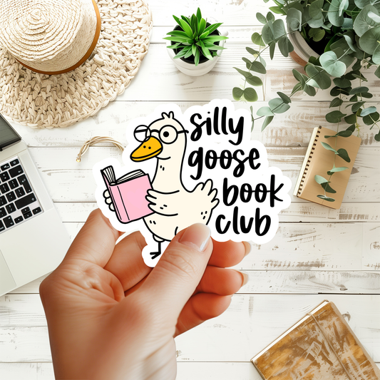Silly Goose Book Club Sticker