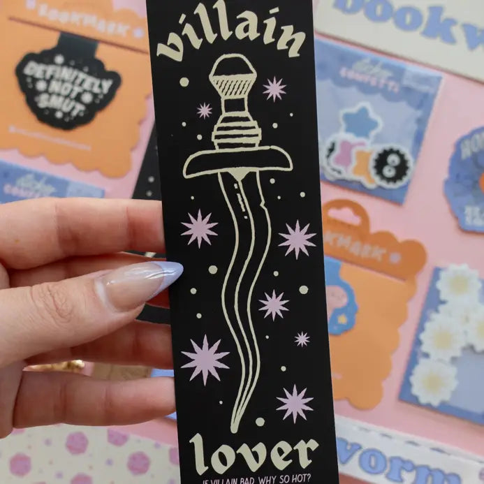 Villain Lover Paper Bookmark