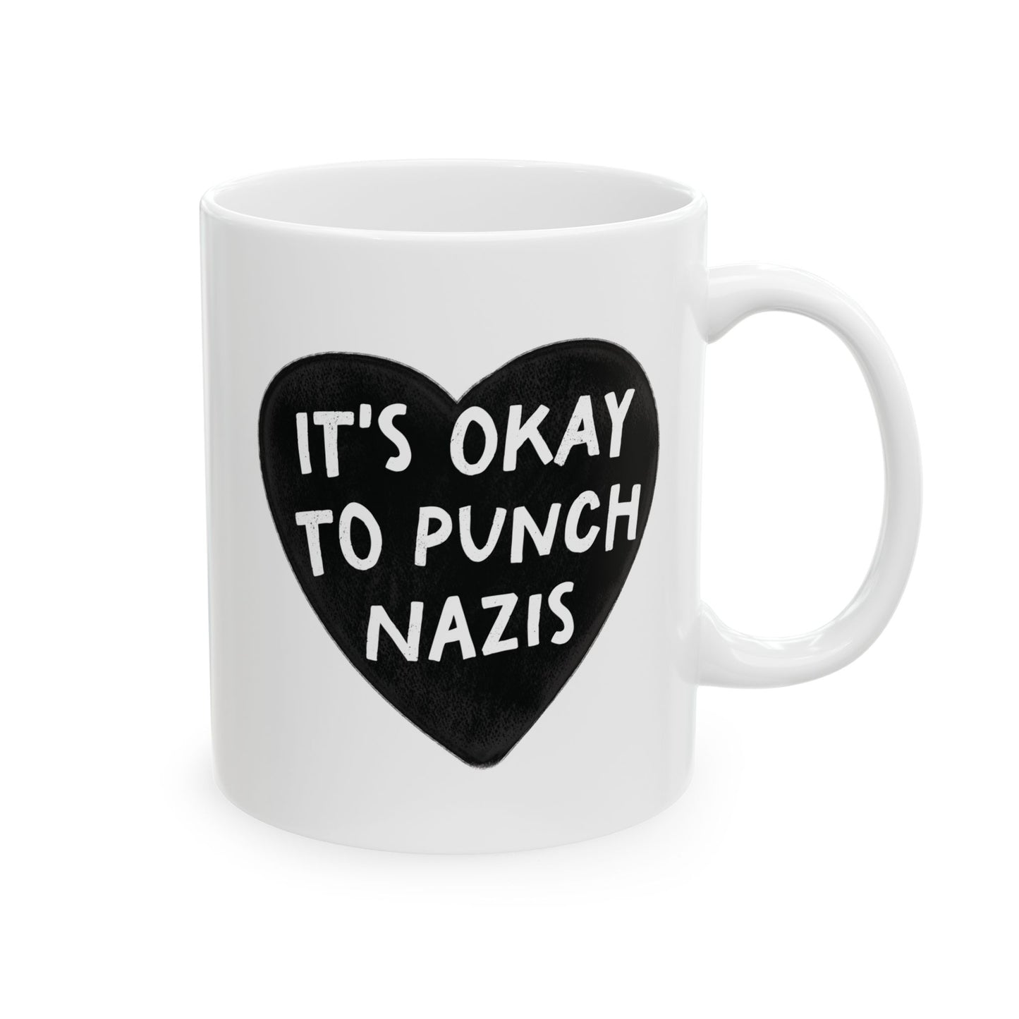 It's Okay To Punch Nazis Coffee Mug