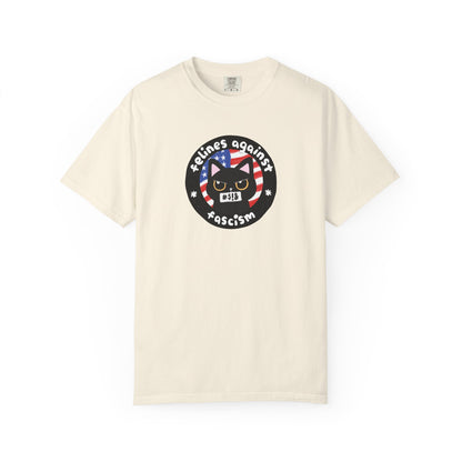 Felines Against Fascism T-Shirt, End Tyranny, Women's Rights, Anti-Racism, Pro-Choice, LGBTQIA+ Rights, Childless Cat Lady, Climate Change