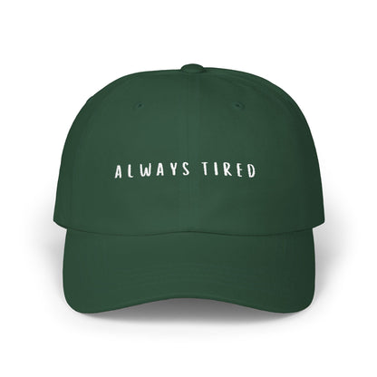 Embroidered Always Tired Dad Cap, Quirky Gift for Adults, Sassy Hat, Millennial Gift Idea, Nap Time, Funny Hat