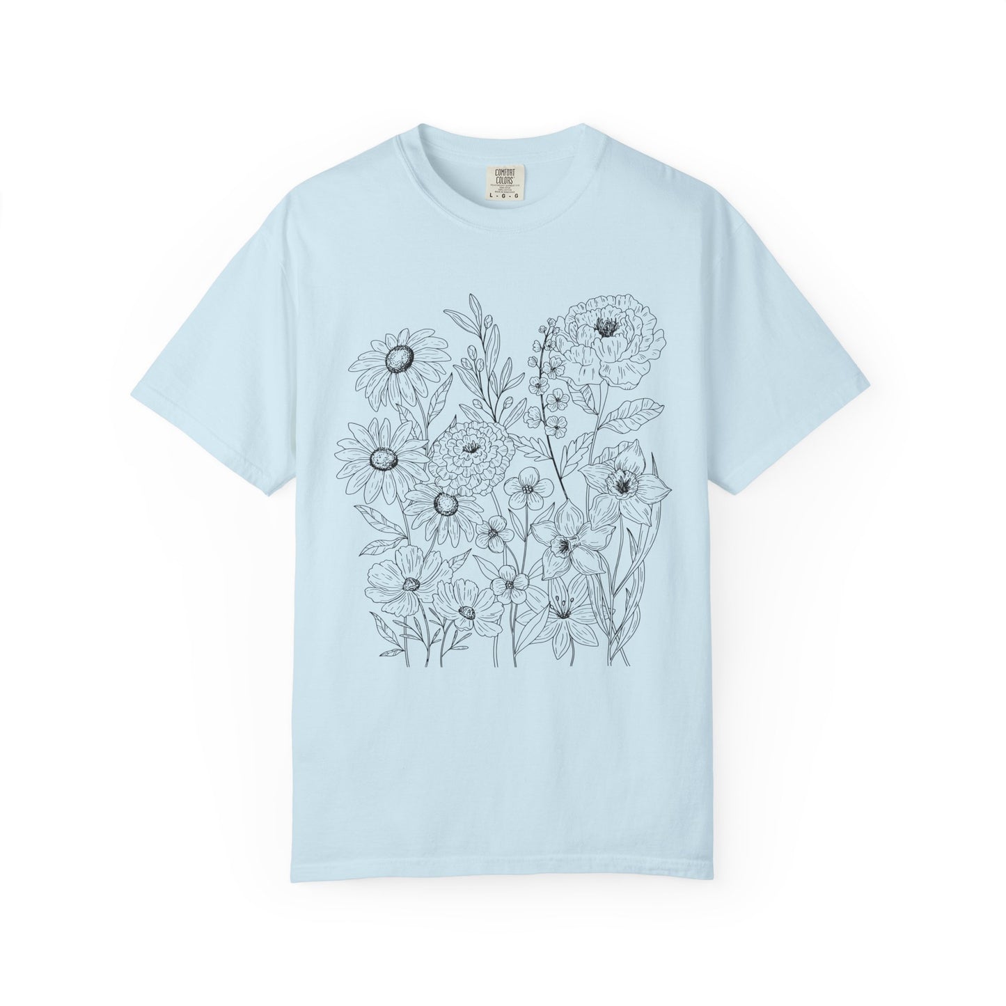 Wildly Growing Florals Comfort Colors T-Shirt