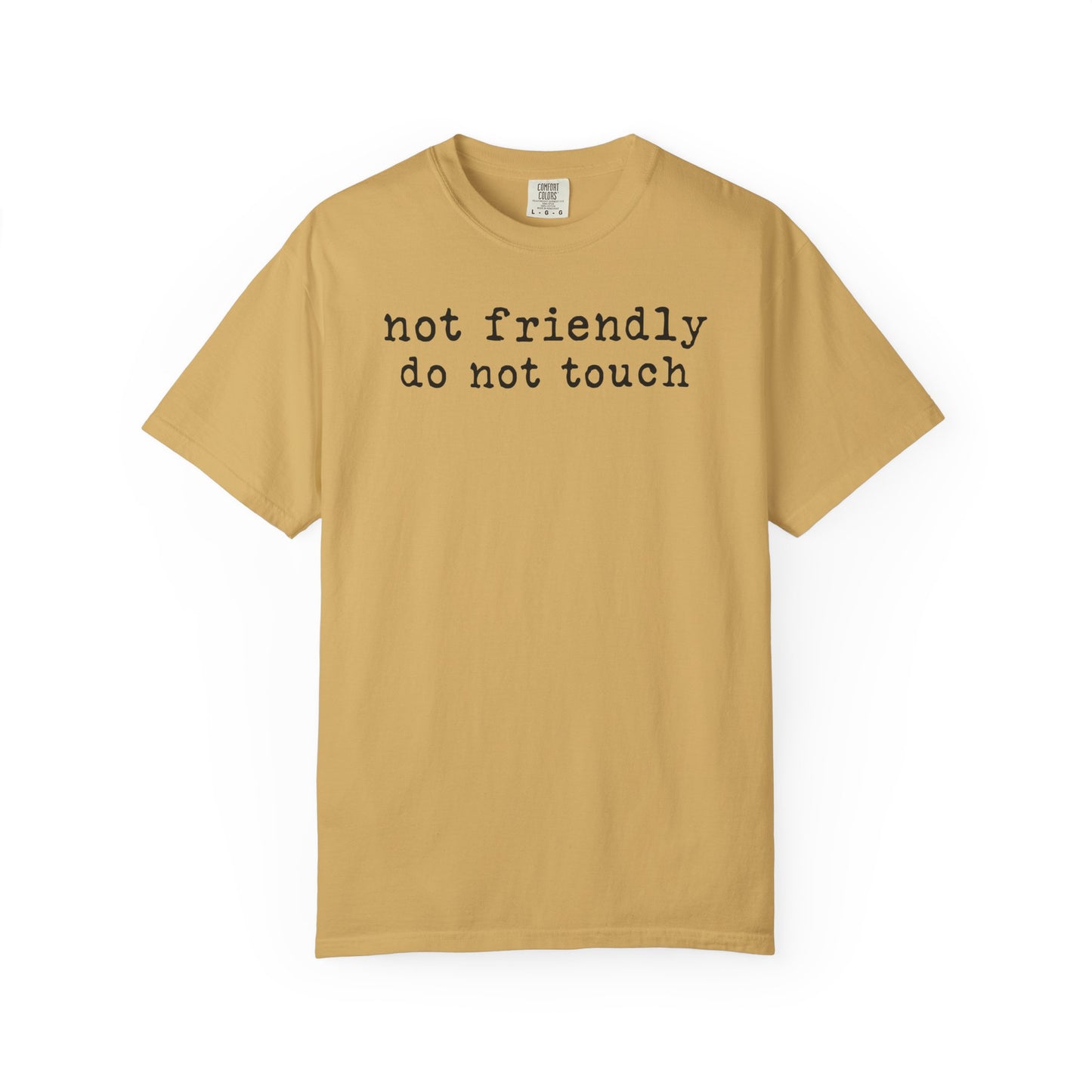 Not Friendly Do Not Touch T-Shirt