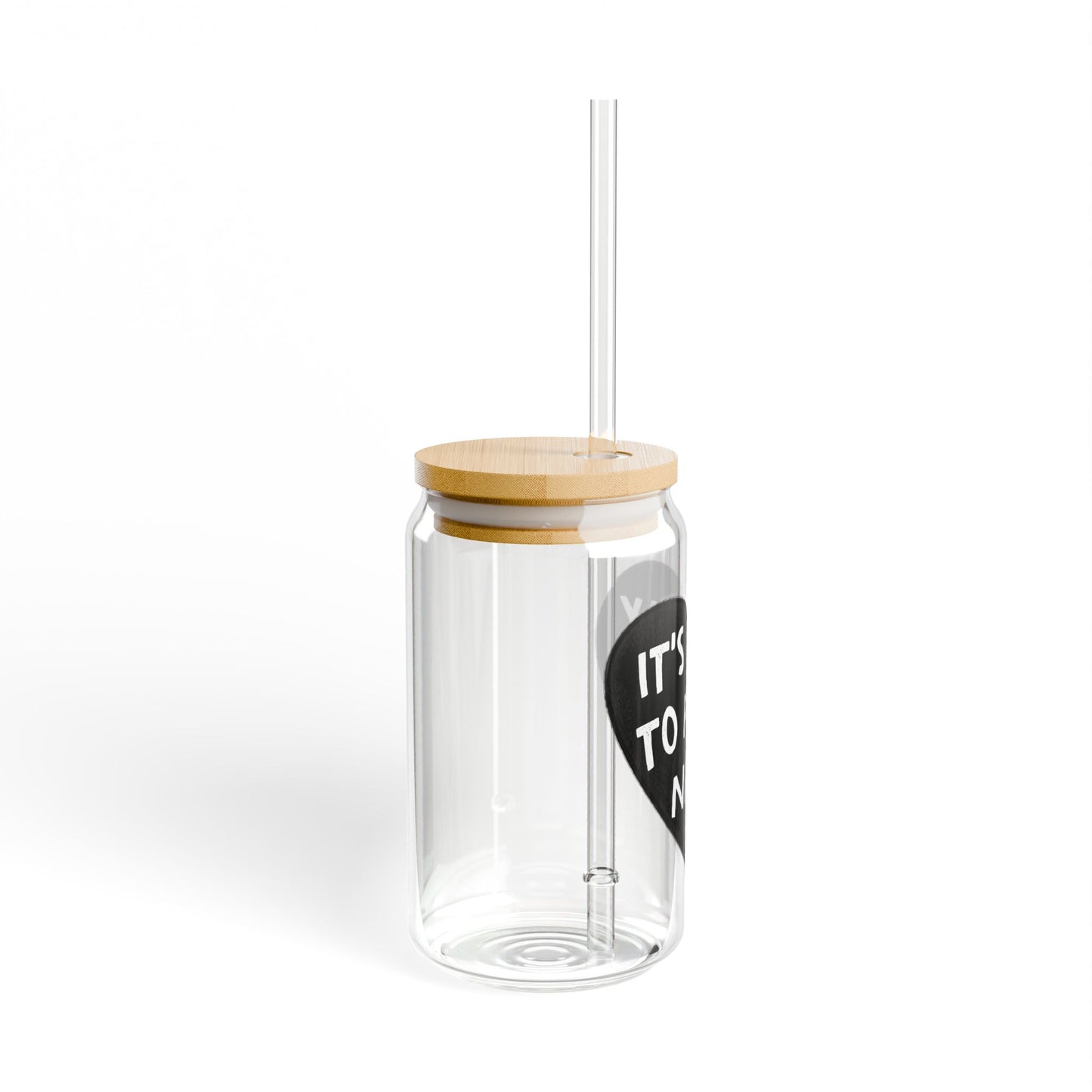 It's Okay To Punch Nazis 16oz Glass Iced Coffee Cup