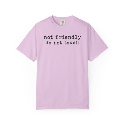Not Friendly Do Not Touch T-Shirt