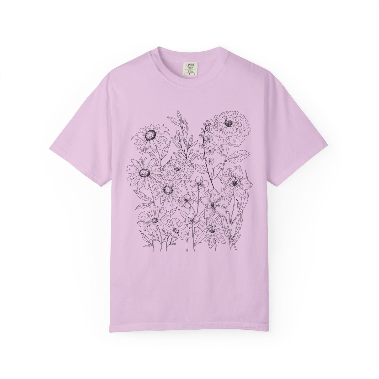 Wildly Growing Florals Comfort Colors T-Shirt