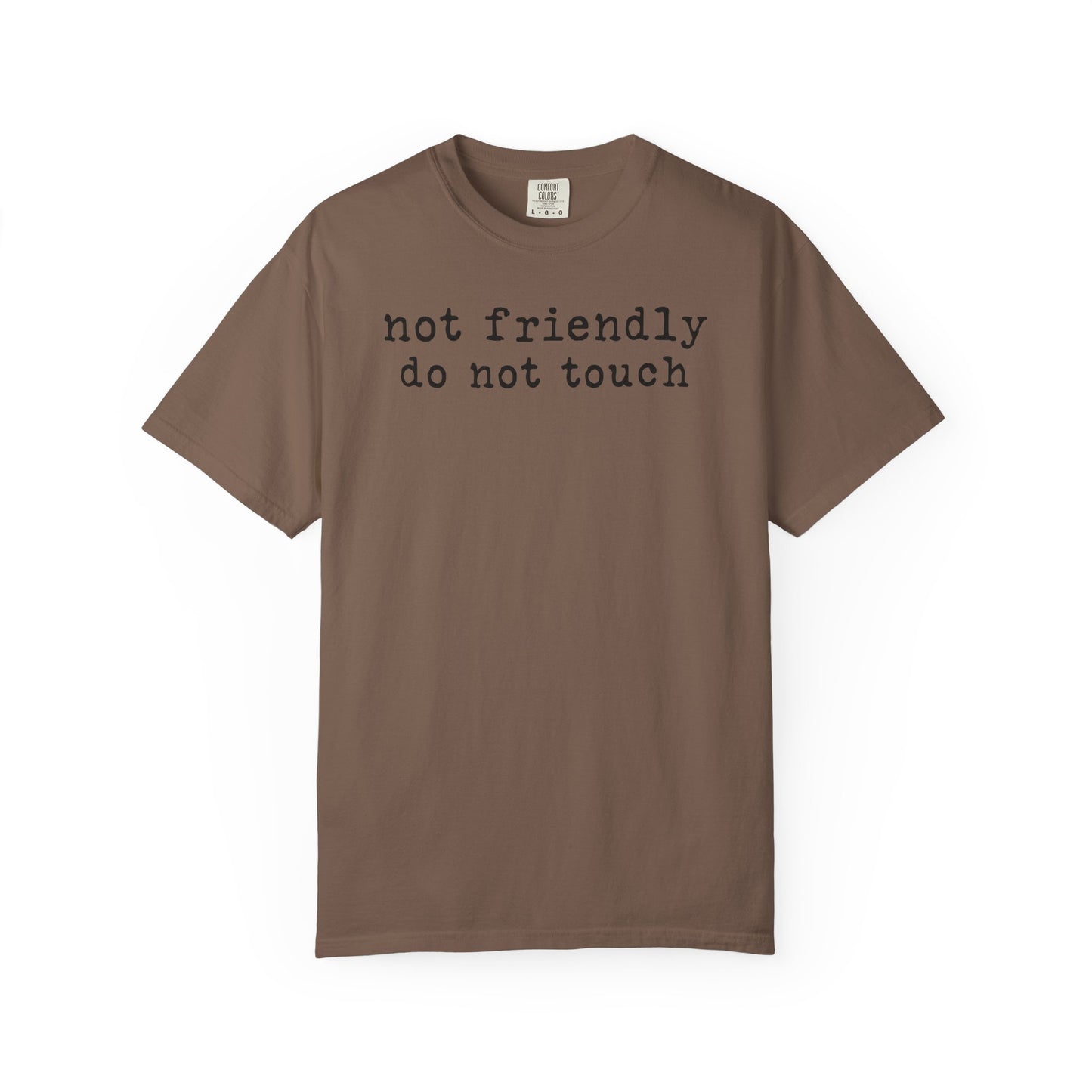 Not Friendly Do Not Touch T-Shirt