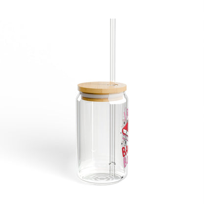 I Read Banned Books 16oz Glass Iced Coffee Cup