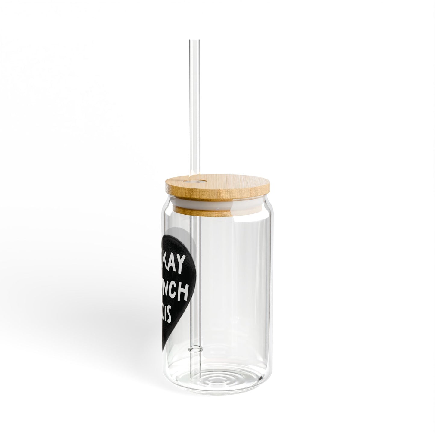 It's Okay To Punch Nazis 16oz Glass Iced Coffee Cup