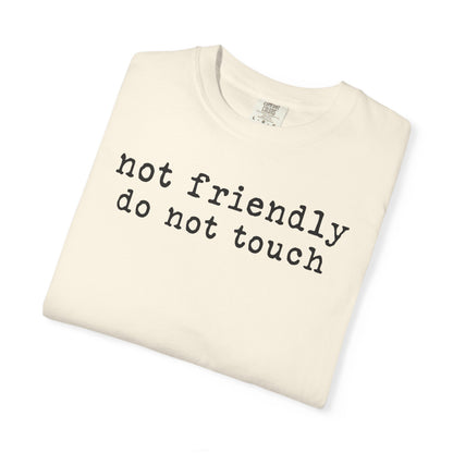 Not Friendly Do Not Touch T-Shirt