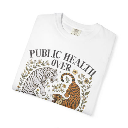 Public Health Over Corporate Wealth T-Shirt