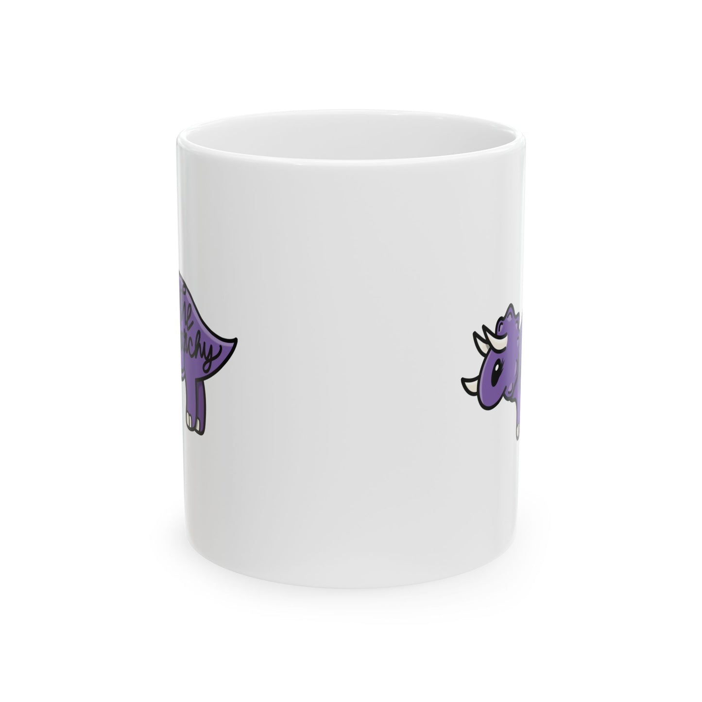 Eat The Patriarchy, Purple Dinosaur Coffee Mug