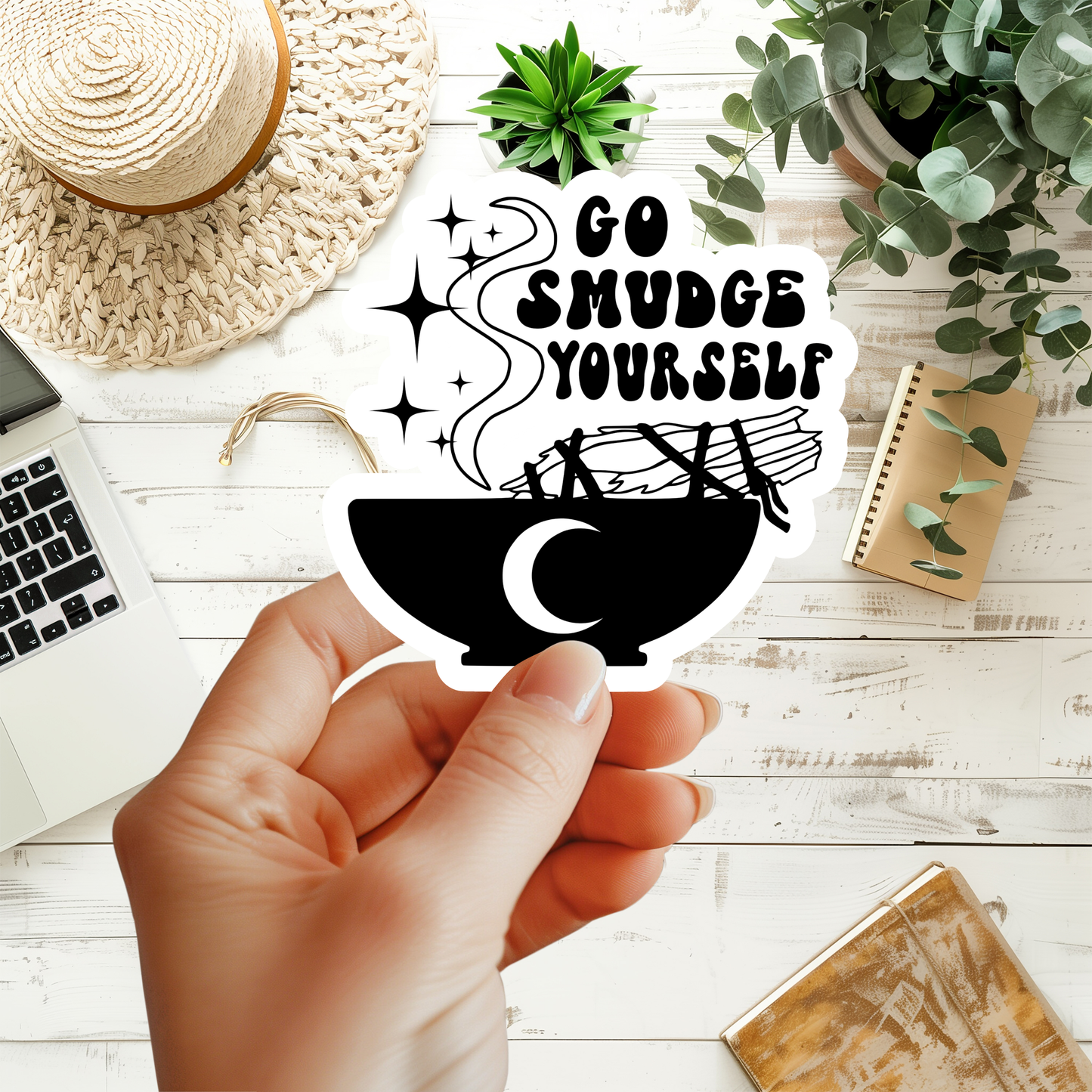 Go Smudge Yourself Sticker