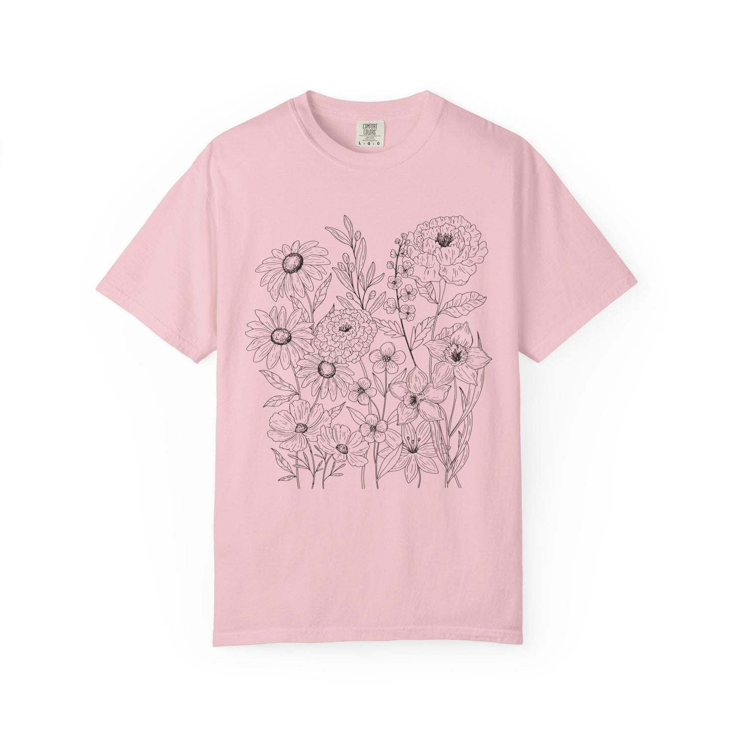 Wildly Growing Florals Comfort Colors T-Shirt