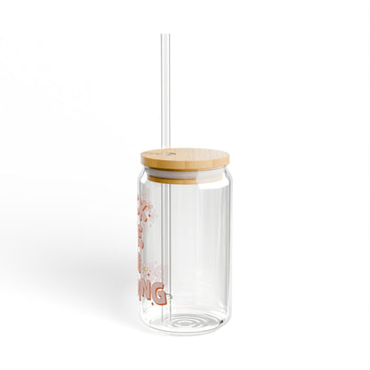 Fuck Off I'm Reading 16oz Glass Iced Coffee Cup