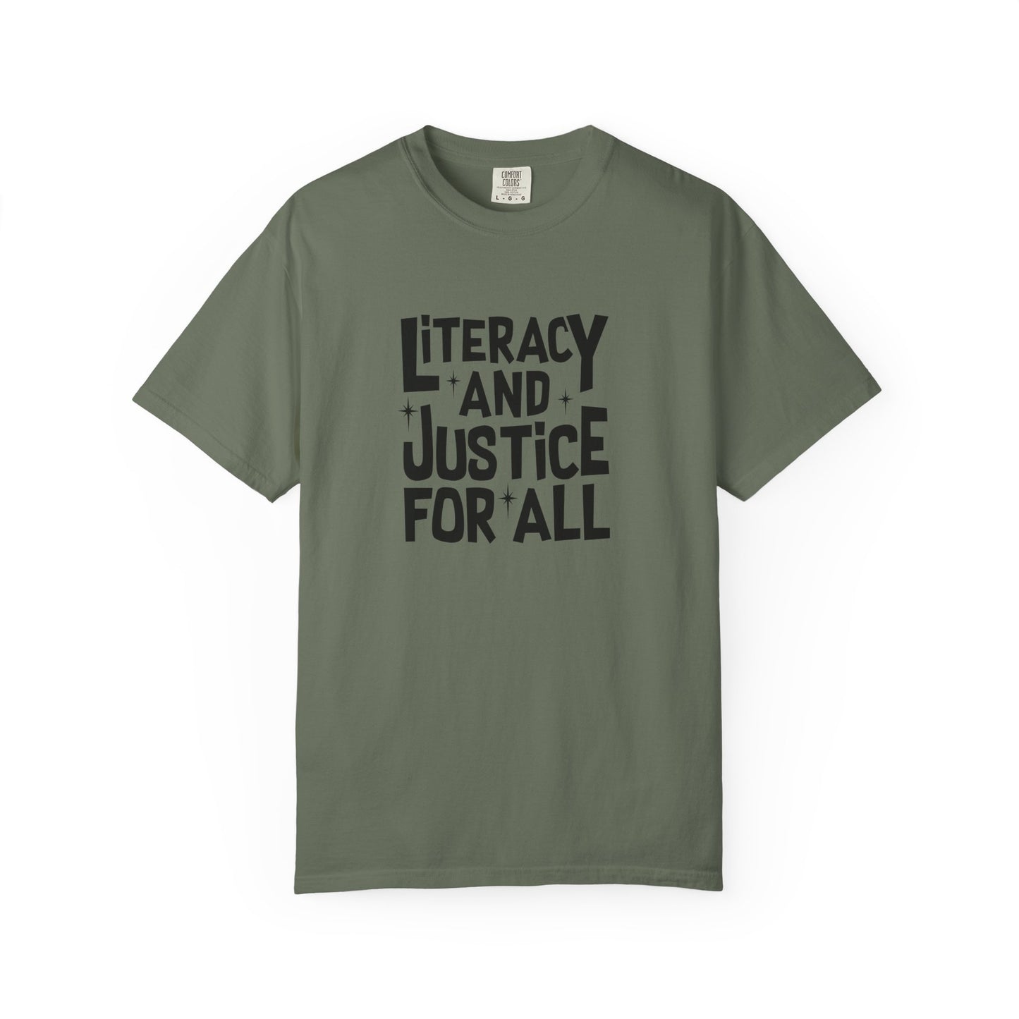 Literacy and Justice For All Unisex T-shirt, Read Banned Books, Libraries Matter, Pro Education, Librarians Matter, Support Teachers
