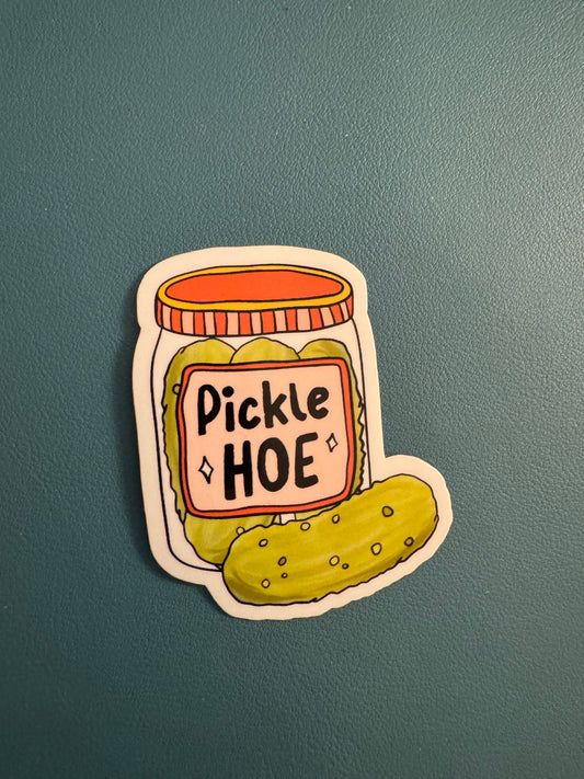 Pickle Hoe Sticker