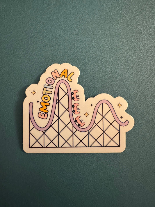 Emotional Rollercoaster Sticker