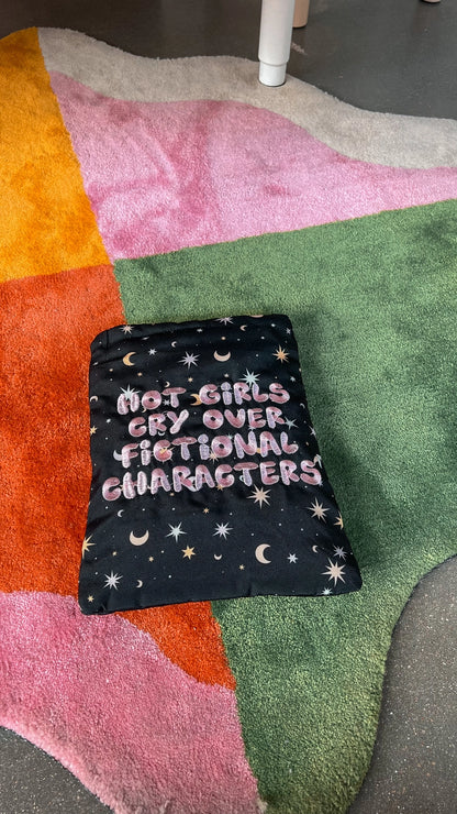 Hot Girls Cry Over Fictional Characters Kindle or Book Sleeve